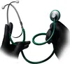 Med Comfort PVC Flachkopf Stethoskop - Grün Produktbild-Vorschau 2