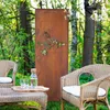 Sichtschutz Metal 4x - 160 x 50 cm - Edelrost - Rostoptik Produktbild-Vorschau 14