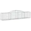 Gabionen mit Hochbogen 20 Stk. 300x50x60/80 cm Verzinktes Produktbild-Vorschau 3