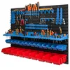 23 Stapelboxen Wandregal Kunststoff Deckel 115 x 78 cm Produktbild-Vorschau 1