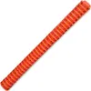 An orange plastic barrier fence rolled up and lying diagonally on a white background. Náhľad obrázku produktu