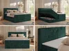 MKS MEBLE Boxspringbett 200x200 Dunkelgrün Cord, Produktbild-Vorschau 2
