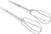 Two stainless steel whisk attachments for a hand mixer are shown against a white background. Anteprima dell’immagine prodotto