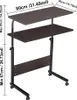 Beistelltisch mit Rollen 15kg Belastbarkeit C-Form Produktbild-Vorschau 7