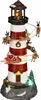 Luville Weihnachtsdorf Kerst vuurtoren - 13x14x35 cm - Produktbild-Vorschau 1