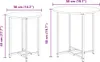 vidaXL Beistelltisch-Set 2 stk. Schwarz Eichen-Optik 50 x Produktbild-Vorschau 7