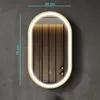 LOMAZOO Badezimmerspiegel mit Beleuchtung Oval - 40 x 70 cm Produktbild-Vorschau 3