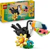 LEGO Creator Wilde Tiere: Tropischer Tukan - 3-in-1-Spiel - Produktbild-Vorschau 1