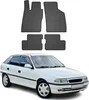 1991-2002 Opel Astra F Fußmatten Gummi Schwarz 4 tlg Produktbild-Vorschau 1