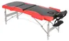 Massageliege 3 Zonen Aluminium Schwarz/Rot Therapiebank Produktbild-Vorschau 5