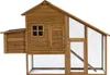 Hühnerstall "Princesse" mit Legenest aus Holz - Braun Produktbild-Vorschau 3