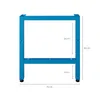 Stabiler Vierkantrohr-Fuß für Werkbank Rhino | HxT 80x70cm Produktbild-Vorschau 2