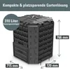 Prosperplast Kompostownik Compobox czarny 310 l Podgląd zdjęcia produktu 5