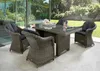 Destiny Sitzgruppe MALAGA LUNA 4 Sessel + Tisch Produktbild-Vorschau 1