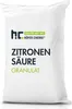 A white bag of citric acid granules. Produktbild-Vorschau