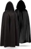 Two black hooded cloaks are displayed side-by-side against a white background. Náhľad obrázku produktu