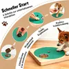 Verstellbares Krallenbrett für Hunde mit Edelstahlnapf | Produktbild-Vorschau 2