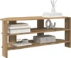 vidaXL Meuble TV d'angle, 102x40,5x45 cm, imitation chêne Voir les images du produit 3