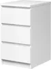 Commode NAIA Buffet Chevet pour boxspring Blanc brillant Voir les images du produit 11