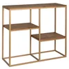 Clayre & Eef Wandregal 49 cm Goldfarbig Braun Holz Produktbild-Vorschau 2
