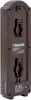 The back of a black electronic device, likely a noise level meter, is shown, mounted on a dark background. Voir les images du produit