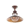 Lindby Deckenleuchte Louisanne, braun, Metall, Ø 35cm Produktbild-Vorschau 1