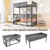 Dreibett Etagenbett 90 x 200 cm, modulares Kinderbett mit 3 Produktbild-Vorschau 17