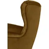 Gelb Ohrensessel aus Velours Falco 86 cm Sessel mit Produktbild-Vorschau 4