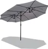 VOUNOT® Doppelsonnenschirm mit kurbel, Marktschirm, 460 x Produktbild-Vorschau 1