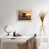 Gerahmtes Poster - Rahmen in heller Eiche - Elefant Ufer Produktbild-Vorschau 6