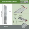 TRUTZHOLM 2 x Auffahrrampe klappbar 228 cm Traglast 680 kg Produktbild-Vorschau 2