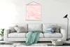 MuchoWow® Textilposter Marmor - Rosa - Weiß - Luxus - Produktbild-Vorschau 3