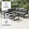 Mucola Sitzgruppe Aluminium Lounge Ecksofa mit Produktbild-Vorschau 11