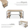 Bureau informatique STOKE 137x55x75cm - Bois clair Voir les images du produit 3