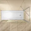 AICA 120cmx140cm Badewannenaufsatz 6mm NANO ESG-glas mit Produktbild-Vorschau 4