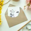 Mr. & Mrs. Panda Klappkarte Vloggerin Herz - Weiß - Produktbild-Vorschau 3