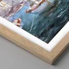 Gerahmtes Poster - Rahmen in heller Eiche - Öl Boote Produktbild-Vorschau 2