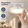 Akku Deckenleuchte Bewegungsmelder Lampe Innen USB Mit Produktbild-Vorschau 3