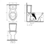 Stand-WC mit Taharet Keramik-Spülkasten Softclose WC-Sitz Produktbild-Vorschau 7