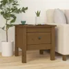 Tavolini 2 pz. Marrone miele 40x40x39 cm in legno di pino Anteprima dell’immagine prodotto 4