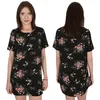 Sommerkleid, lockere Oversize-Tunika mit Blumenmuster in Produktbild-Vorschau 1