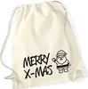 Huuraa Turnbeutel Merry X-Mas Weihnachtsmann 12 Liter Produktbild-Vorschau 1