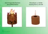 Gartenfackel für draußen Motiv Flamme - Rost - Set: Produktbild-Vorschau 5