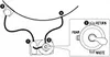Diagram showing the plumbing connections for a sand filter system, including pump, return, and waste lines. Produktbild-Vorschau