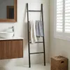 vidaXL Deckenleiter Schwarz 40 x 150 cm Bambus Produktbild-Vorschau 2