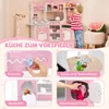 COSTWAY Angolo cucina in legno, cucina per bambini con Anteprima dell’immagine prodotto 6