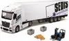 Bburago 1:43 MB Actros SEDIS Logistics s vysokozdvižným Náhled obrázku produktu 1