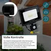 LUXULA LED-Fluter mit Bewegungsmelder, EEK: F, 30W, 3000lm, Produktbild-Vorschau 7