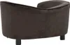 vidaXL Canapé pour chien Marron 69x49x40 cm Peluche Voir les images du produit 4