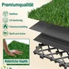 UISEBRT 22 Stück Kunstrasenplatten, Kunstgrasfliesen, Produktbild-Vorschau 3